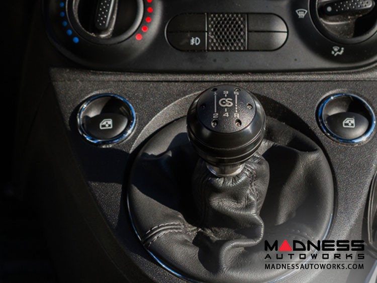 FIAT 500 Short Shifter Kit + Gear Shift Knob Combo